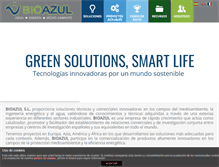 Tablet Screenshot of bioazul.com